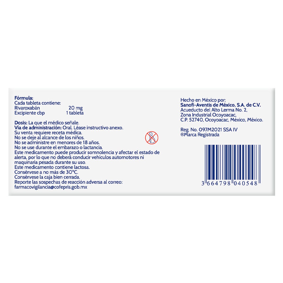 Loventrax 28 Tabletas 20 mg
