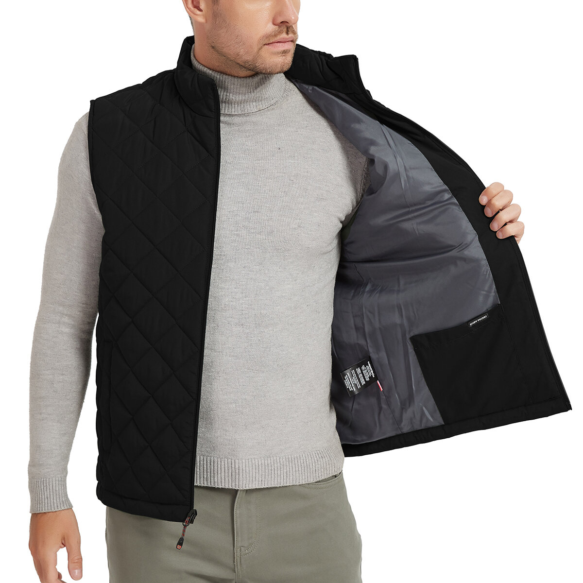 Hawke & Co Chaleco para Caballero Negro EE Grande