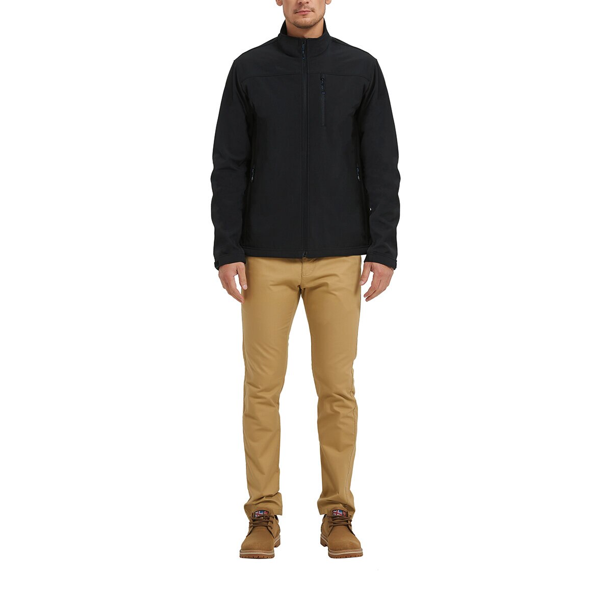 Hawke & Co Chamarra para Caballero Negro Mediana