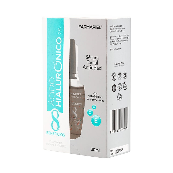 Farmapiel Ácido Hialuronico Sérum con vitaminas y minerales 30ml