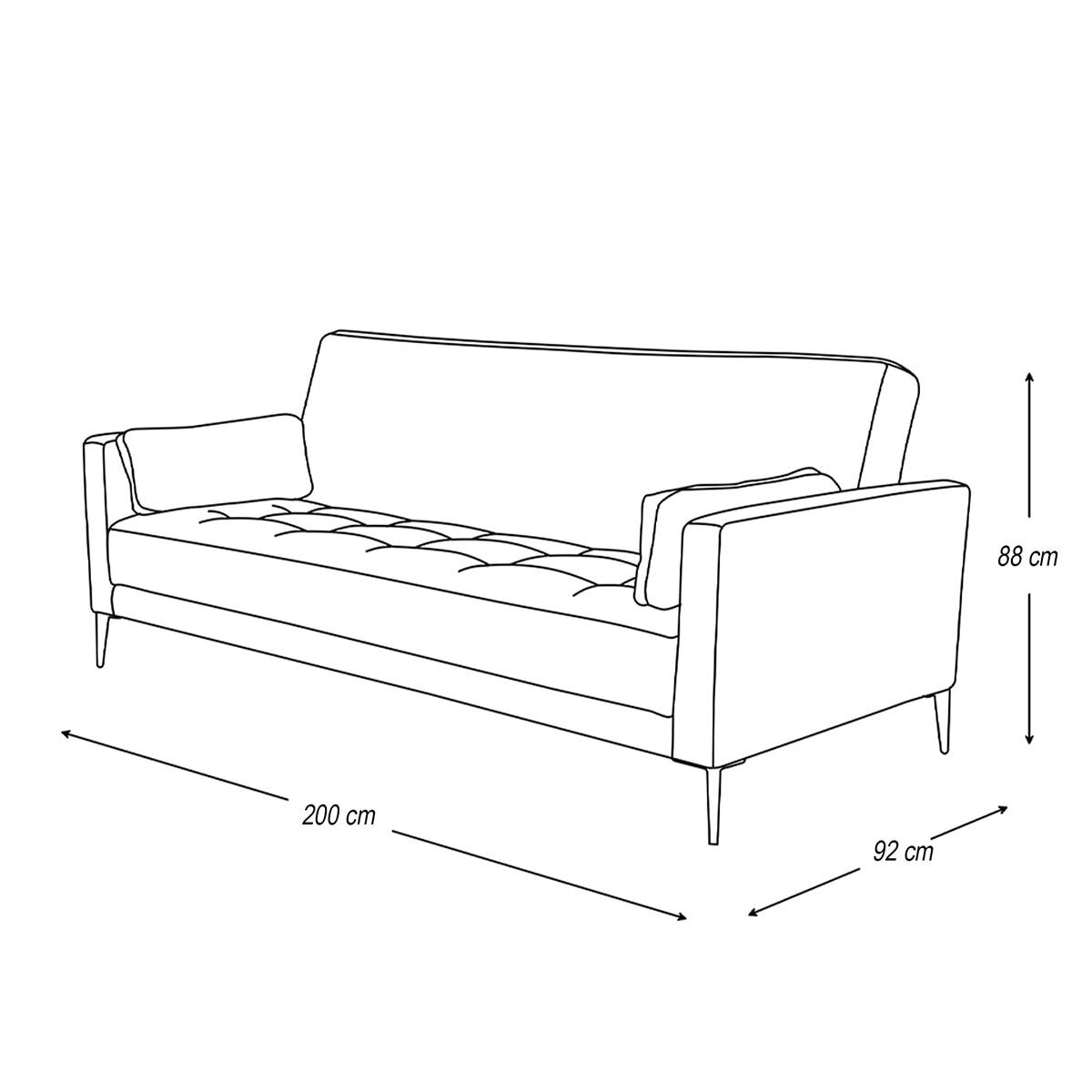 Ikasa, Leviatan, Sofá Cama