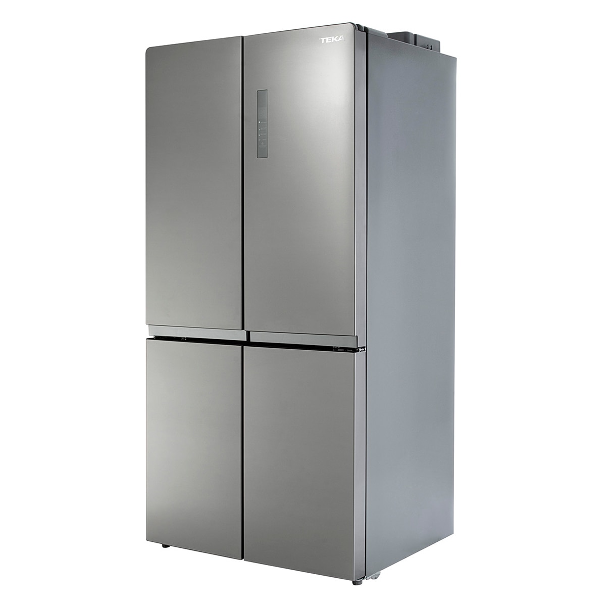 Teka Refrigerador de 19' cuatro puertas dual cooling system, color acero inoxidable