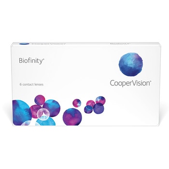 CooperVision Lentes de Contacto Biofinity para Miopía o Hipermetropía 6 Lentes