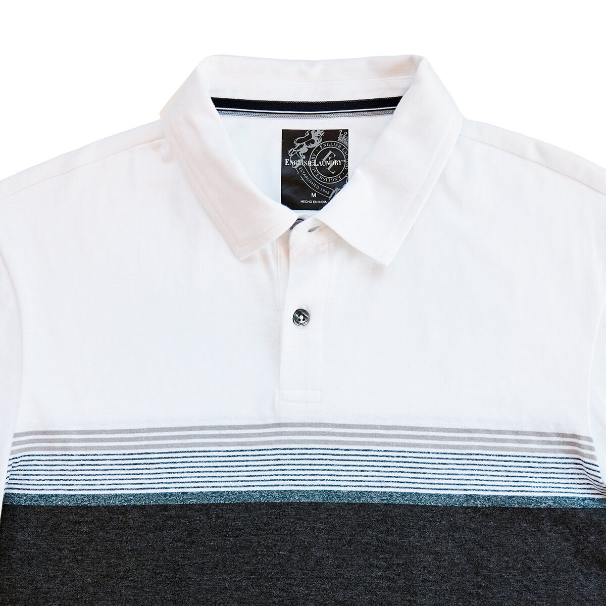 English Laundry Polo para Caballero Negro Chica