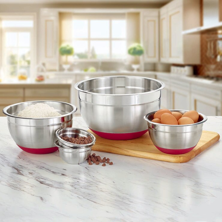 COOK WITH COLOR Tazones Para Ezclar De Acero Inoxidable, Juego De 14