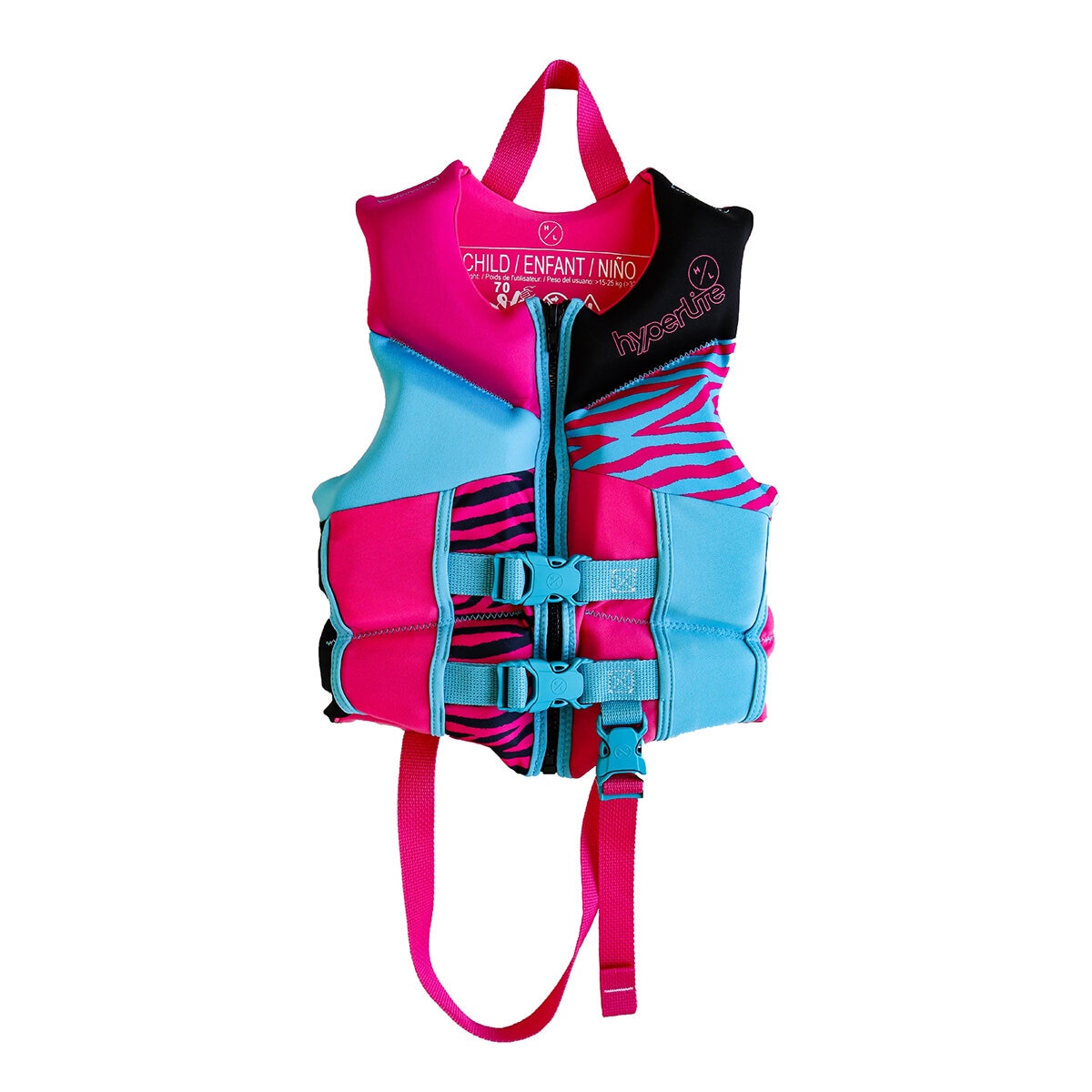 Hyperlite Chaleco Salvavidas para Niña (15-25 kg) Rosa 