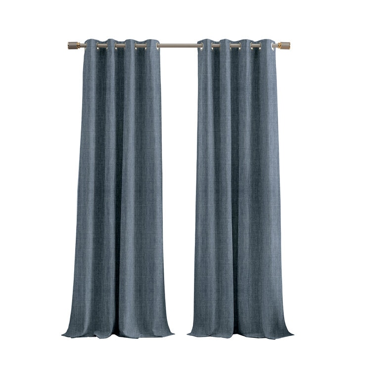 SUN + BLK, Gunnison, Cortinas con Bloqueo Total de Luz, Azul