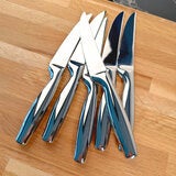Gourmet Settings, Juego de Cuchillos de Acero Inoxidable, 6 piezas Gourmet Settings, Juego de Cuchillos de Acero Inoxidable, 6 piezas