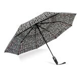 WindPro Paraguas Compacto 46 Pulgadas Blanco con Negro