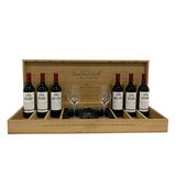 Grand Vin de Leoville du Marquis de Las Cases Caja con 6 Botellas de 750 ml + Copas