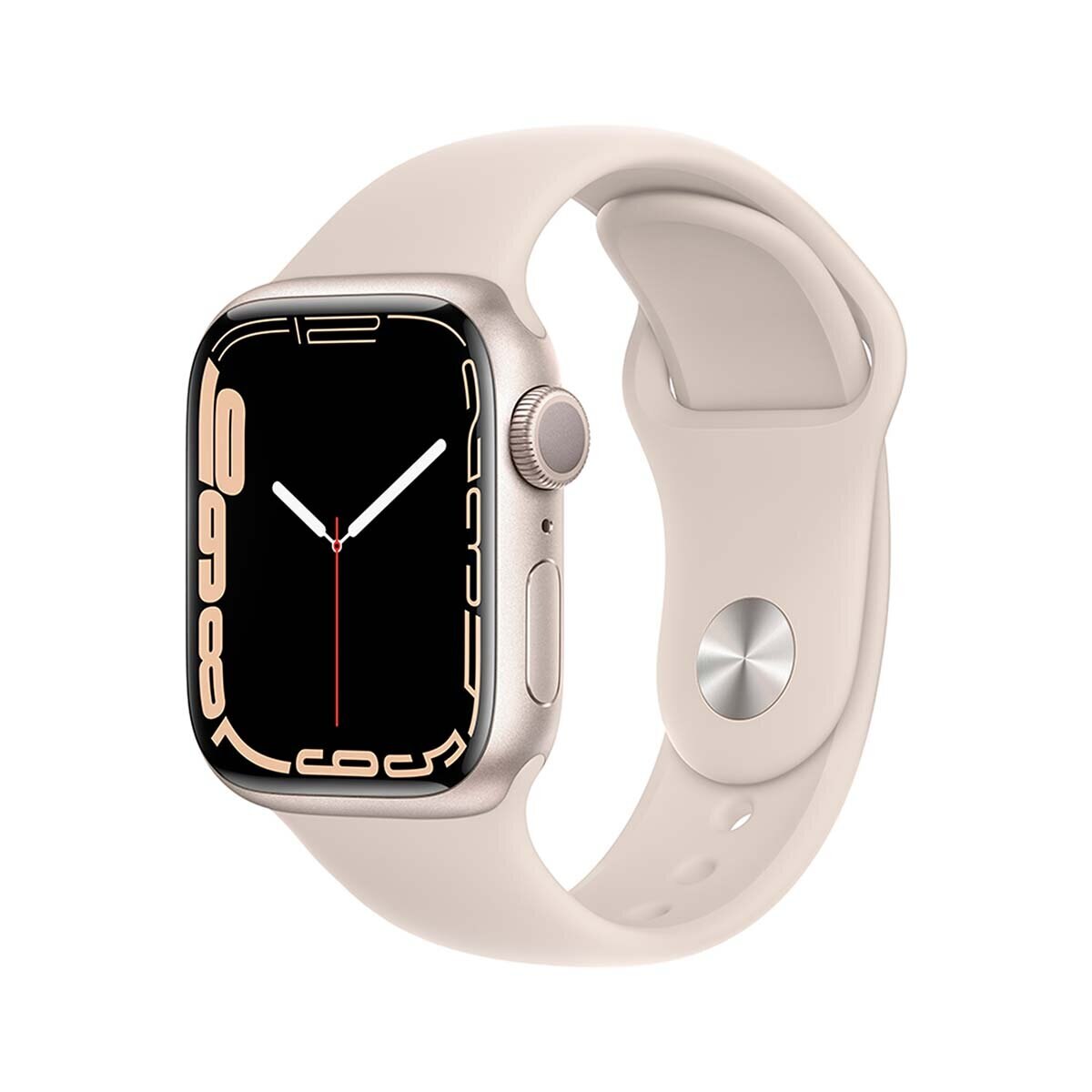 Apple Watch S7 (GPS) Caja de aluminio blanco estrella 41mm con correa deportiva blanco estrella