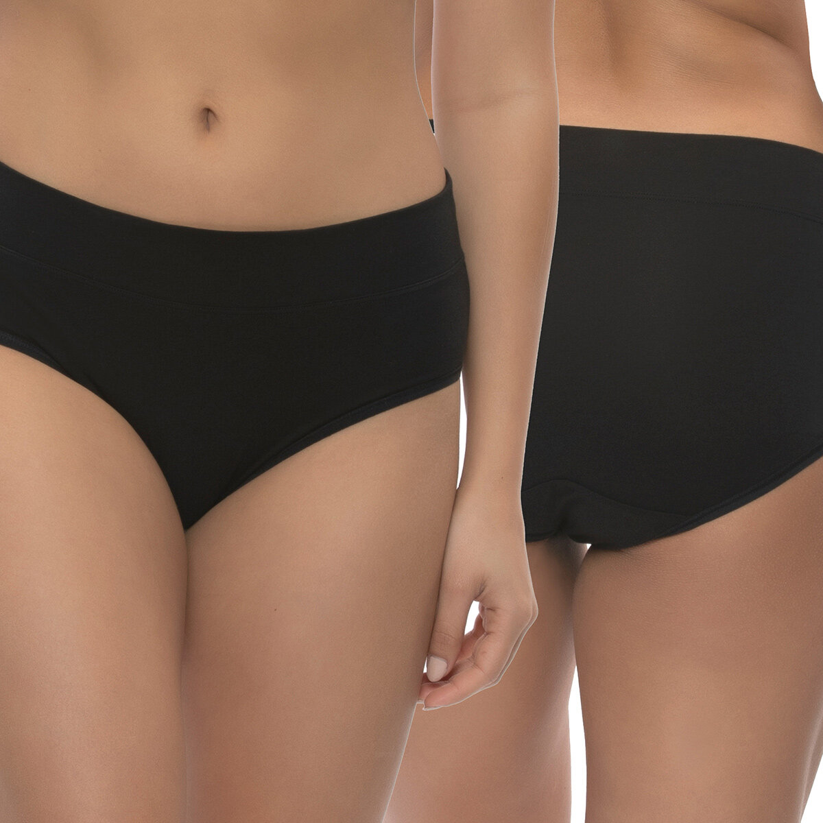Black Bow Ropa interior para Dama 5 piezas Negro Mediana