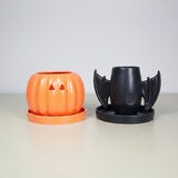 Estudio Floga, Macetas Tipo Halloween de Cerámica 2 piezas, Varios Diseños Estudio Floga, Macetas Tipo Halloween de Cerámica 2 piezas, Varios Diseños
