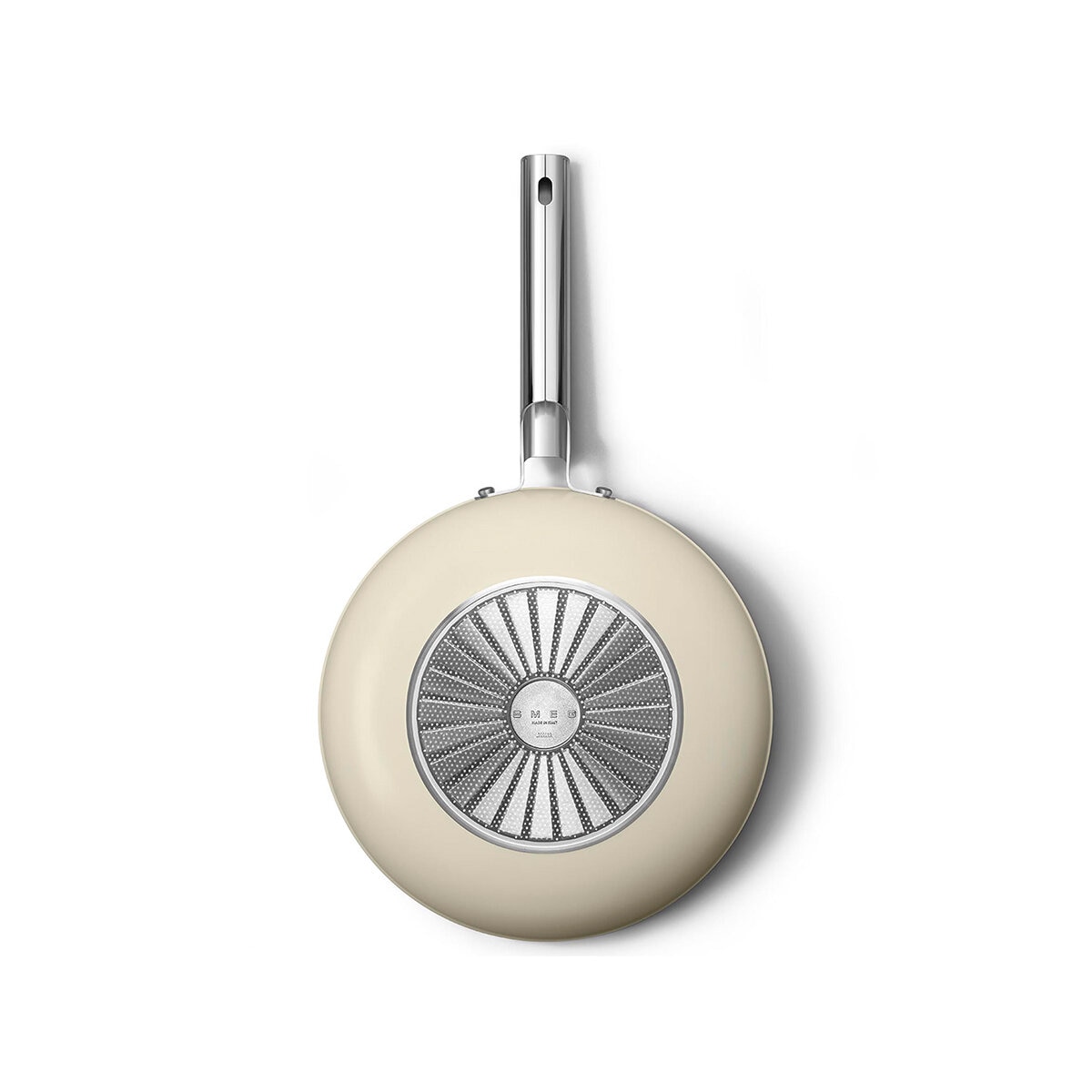 Smeg Wok 30cm blanco