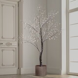 Árbol Iluminado en Maceta con 280 Luces LED, 2.1m