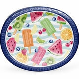 Artstyle Summer Platos Ovalados Desechables 50 pzas Artstyle Summer Platos Ovalados Desechables 50 pzas