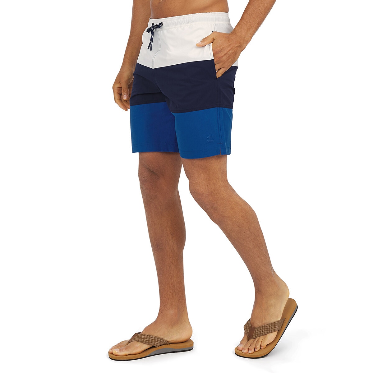 Land's End Traje de baño para Caballero Azul Extra Grande