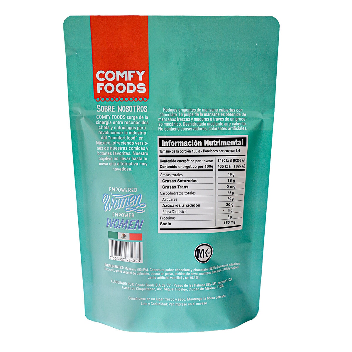 Comfy Foods Manzana Cubierta con Chocolate y Sal 340 g