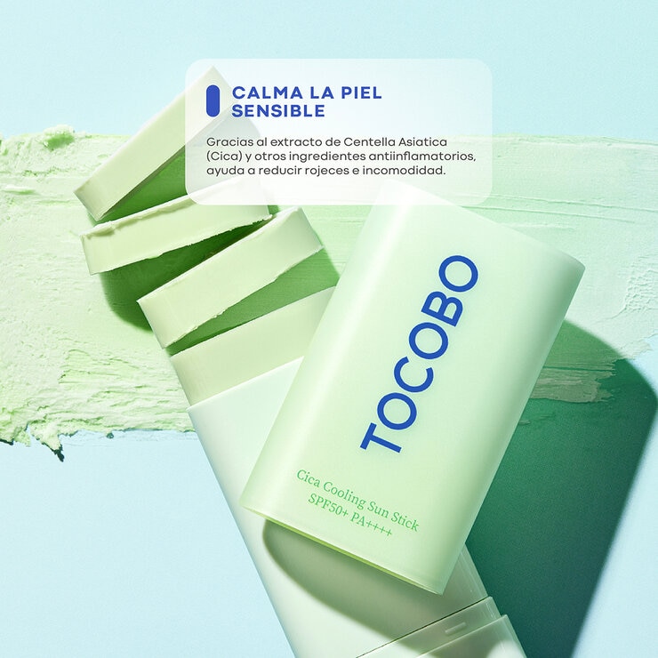 Tocobo Cica Protector Solar en Barra Refrescante 2 pzas