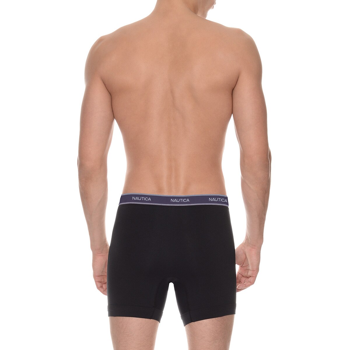 Nautica, Boxers para caballero, 4 piezas, Negro, Grande Costco México
