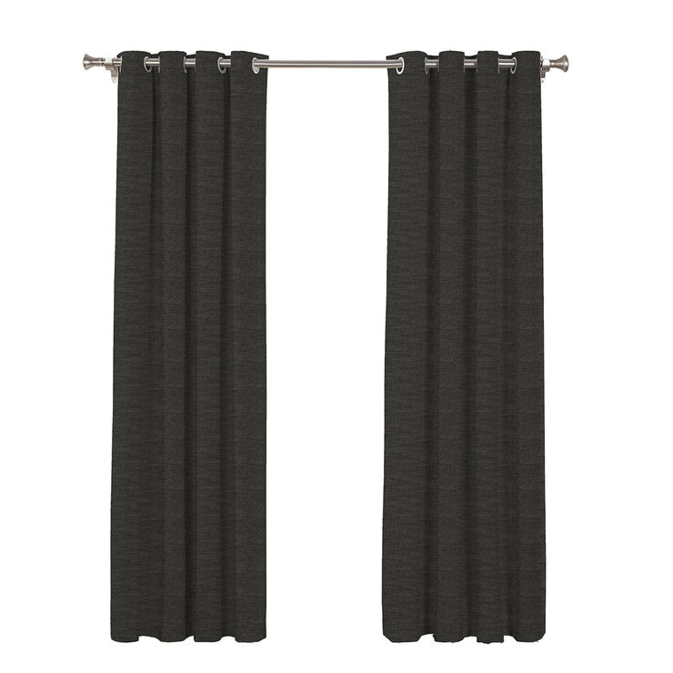 SUN + BLK, Cortinas con Bloqueo Total de Luz 132 cm x 213 cm, BLACK 52X84
