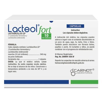 Lacteol Fort 16 Cápsulas