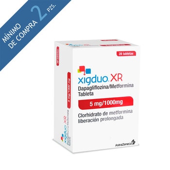 Xigduo XR 5 1000 mg 28 Tabletas 