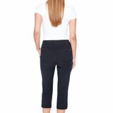 S.C. & CO Pantalones Capri para Dama Negro Grande