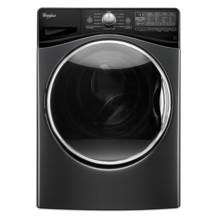Lavadora Whirlpool de 21Kg carga frontal, color negro Costco México