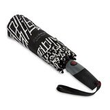 WindPro Paraguas Compacto 46 Pulgadas Blanco con Negro