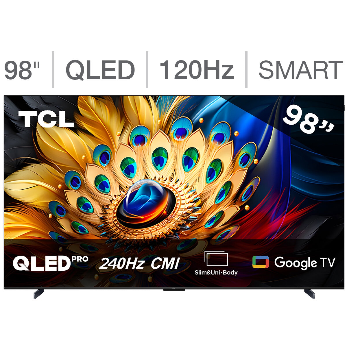 TCL Pantalla 98" QLED 4K Google TV