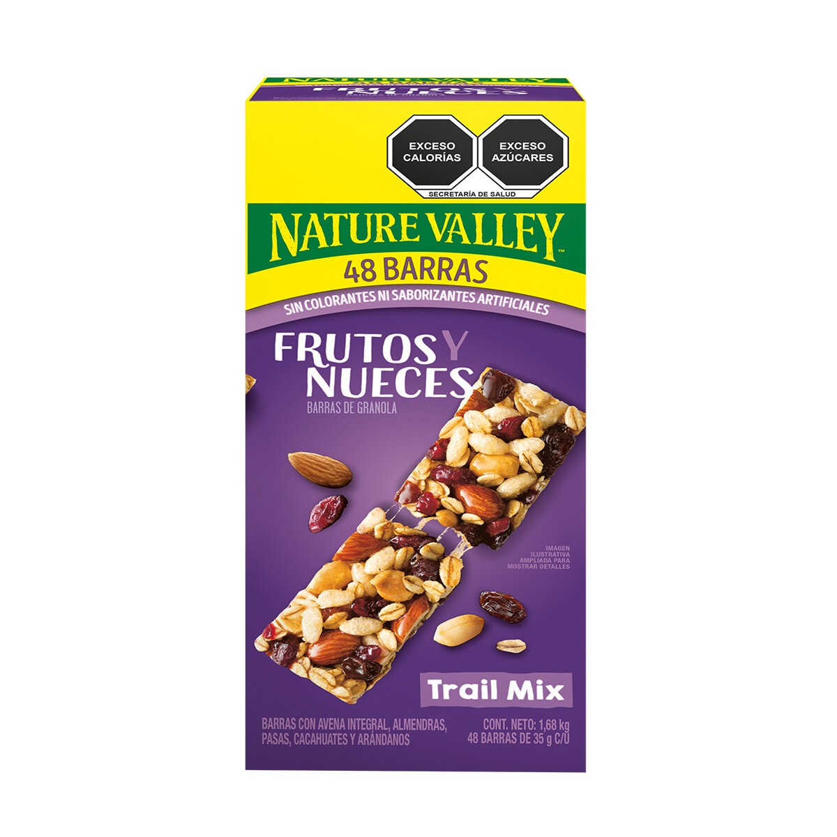 Nature Valley Barras de Frutos y Nueces 48 pzas de 35g