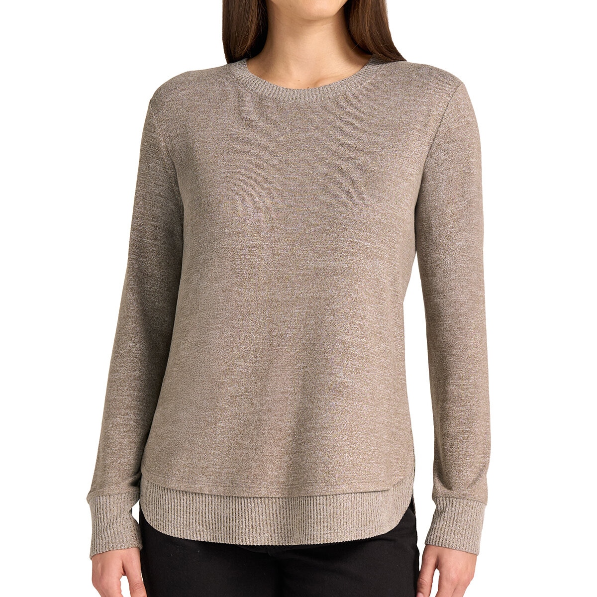 Matty M Suéter para Dama Negro Grande