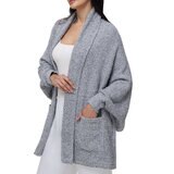 525 Suéter para Dama Gris Chica-Mediana