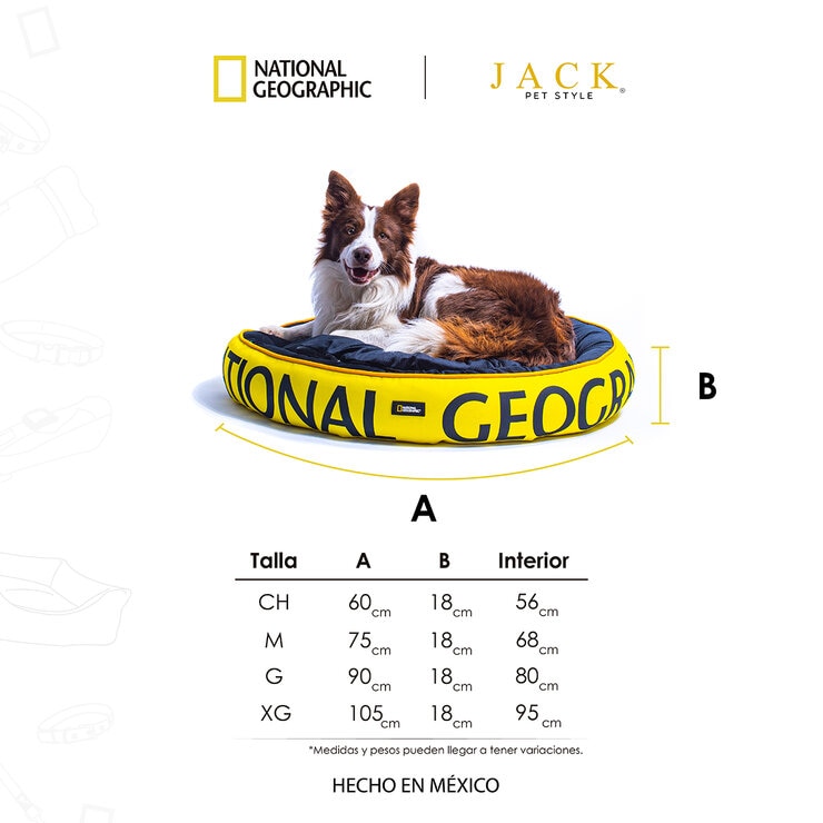National Geographic Apolo Cama para Perro Passport Extra Grande
