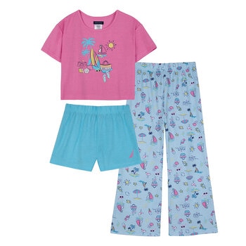 Nautica Pijama 3 piezas para Niños y Niñas Varias Tallas y Colores