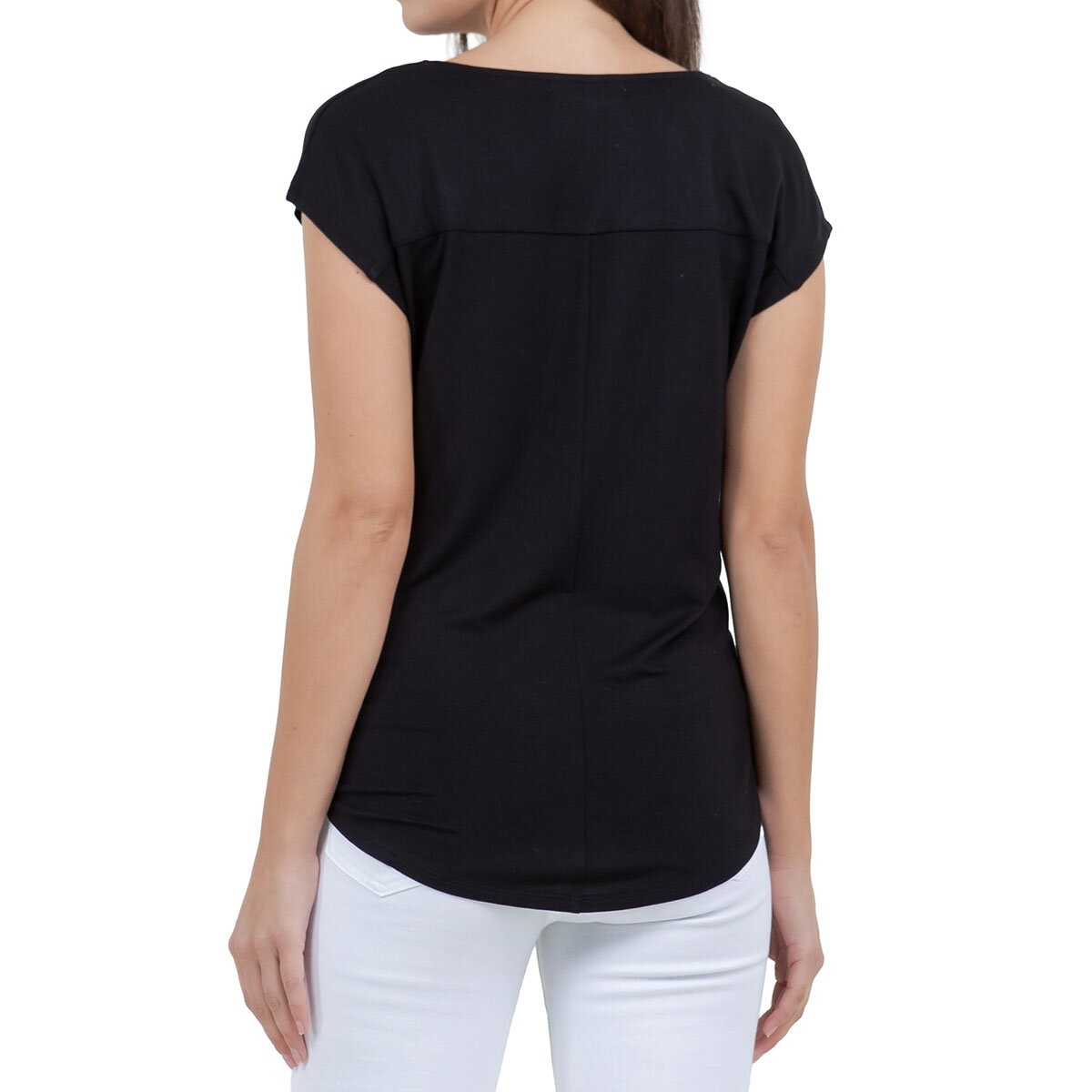 Cristina B Blusa para Dama Negro Mediana