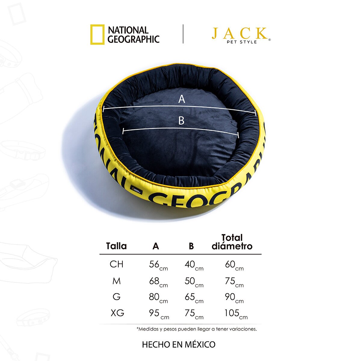 National Geographic Apolo Cama para Perro Passport Extra Grande