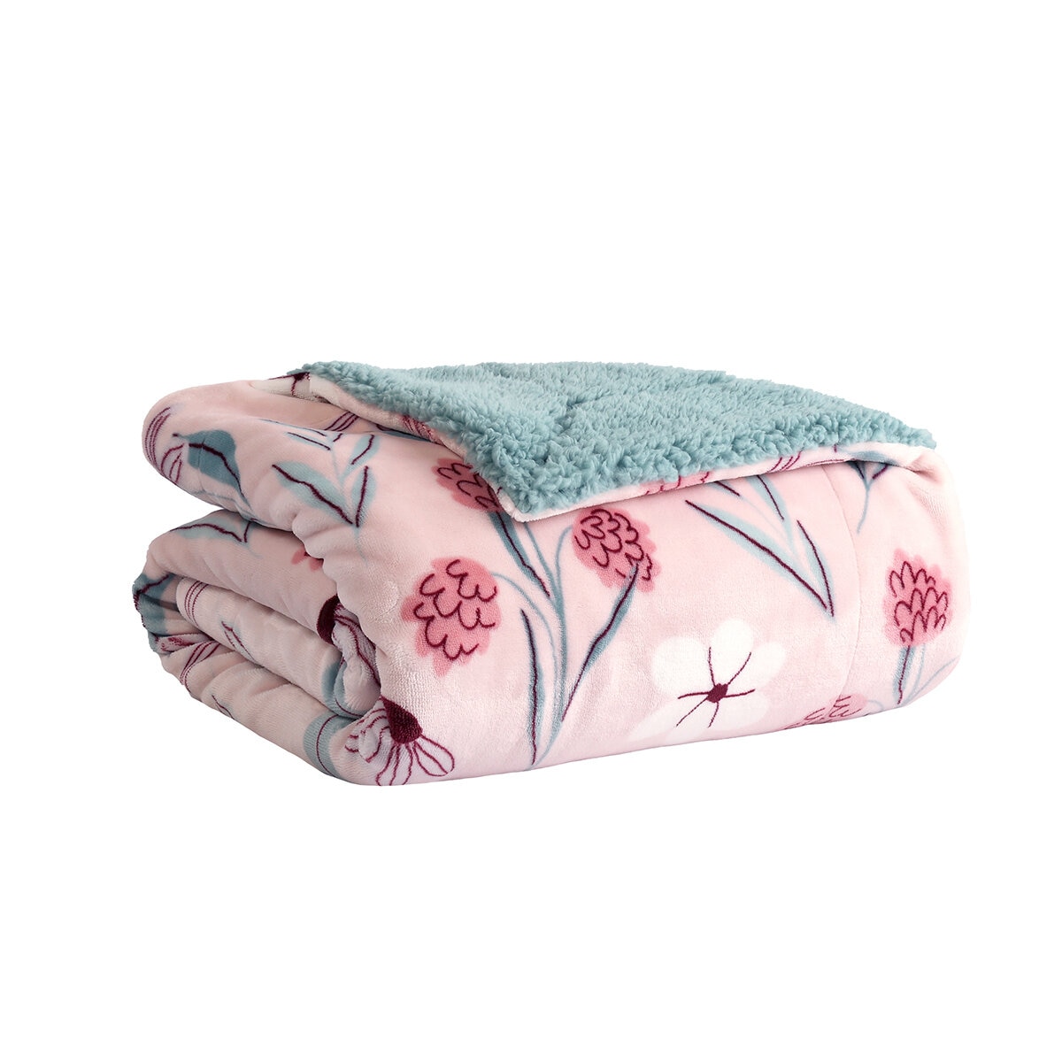 Life Comfort, Frazada Individual, Modelo Flores