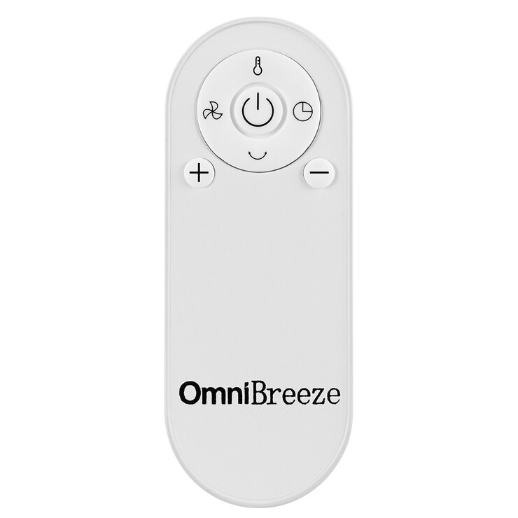 OmniBreeze, Ventilador de Pedestal Blanco, 4 Velocidades