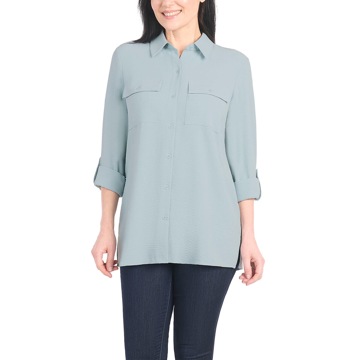 Hilary Radley Blusa para Dama Azul Chica