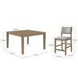 Foremost Home, Ashton, Juego de Comedor Alto de 9 piezas Foremost Home, Ashton, Juego de Comedor Alto de 9 piezas