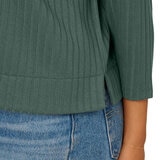 Adrianna Papell Blusa para Dama Verde Mediana