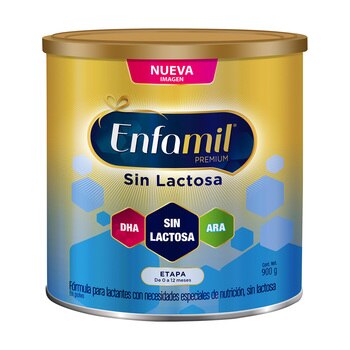 Enfamil Sin Lactosa Premium, fórmula para bebé 900 g