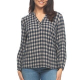 Jezebel Blusa para Dama Azul Grande