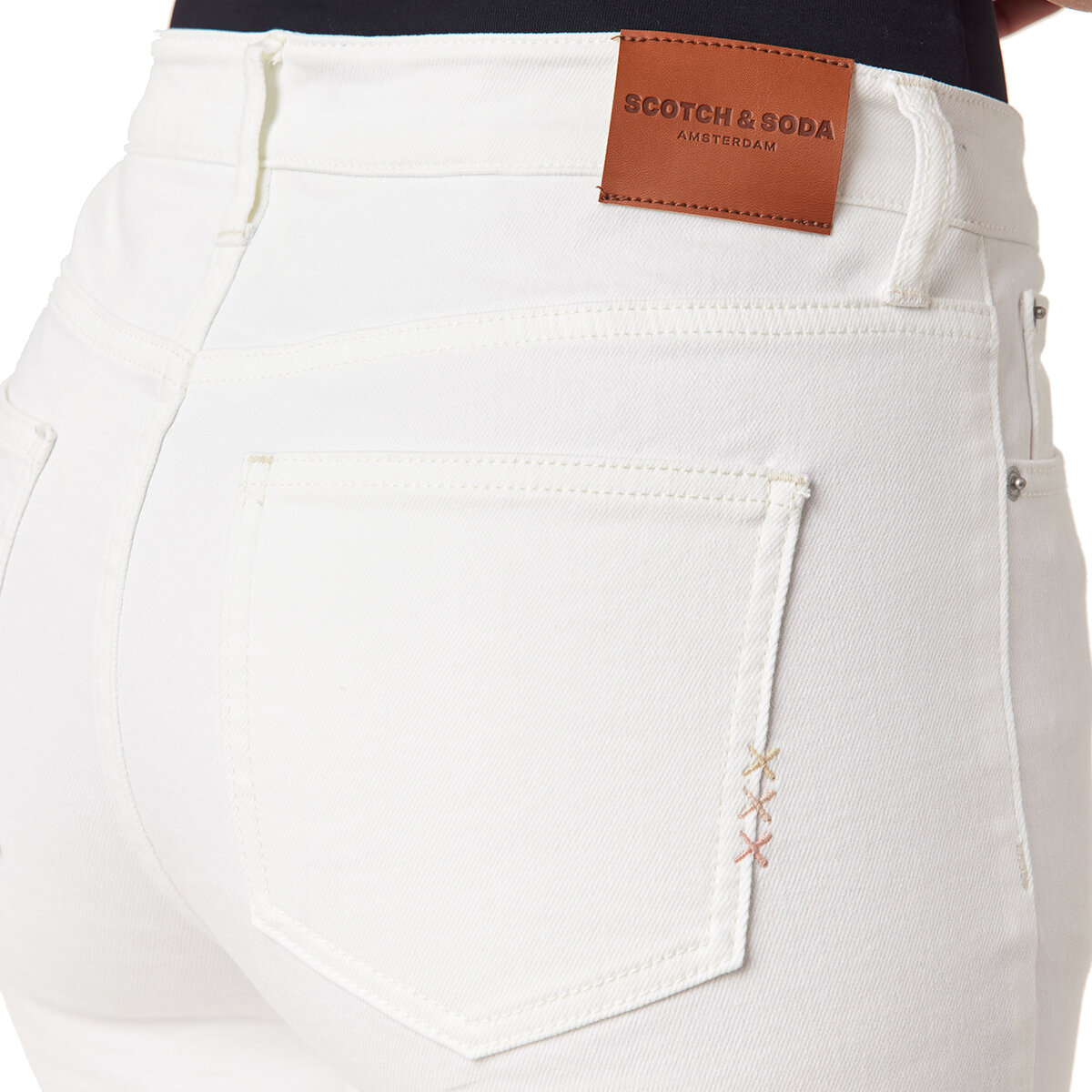 Scotch & Soda Jeans para Dama Blanco 8