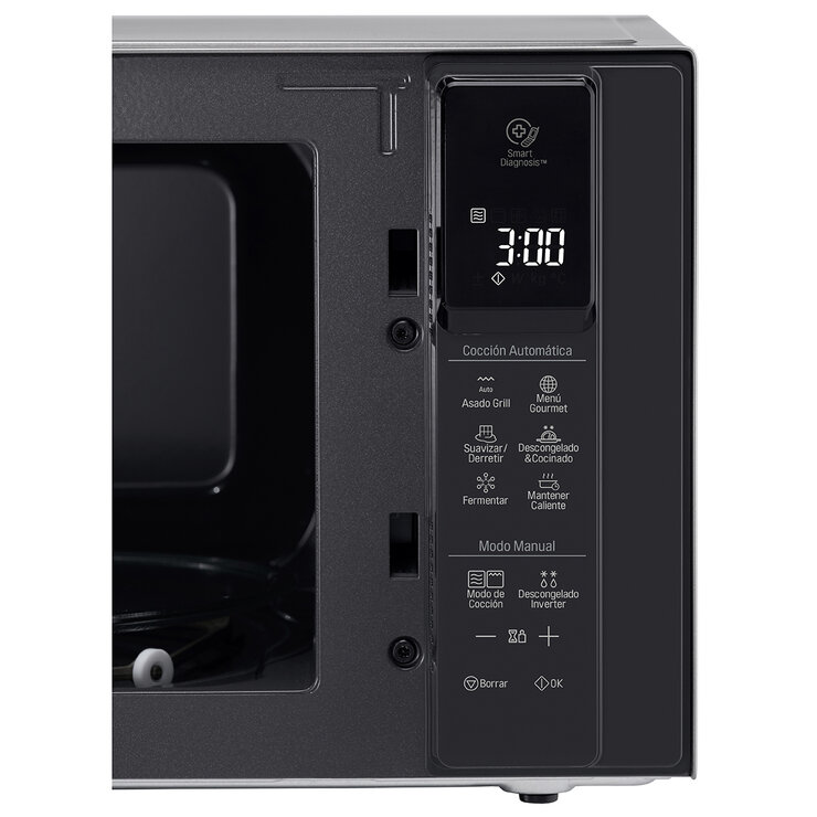 LG Microondas Inverter con Grill 1.5', Acabado Espejo