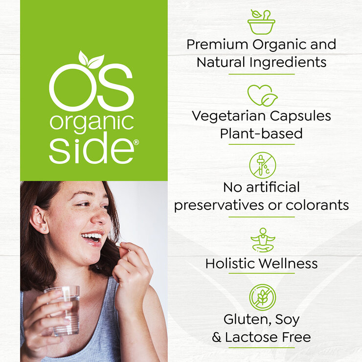 Organic Side Adaptogen Complex 110 Cápsulas