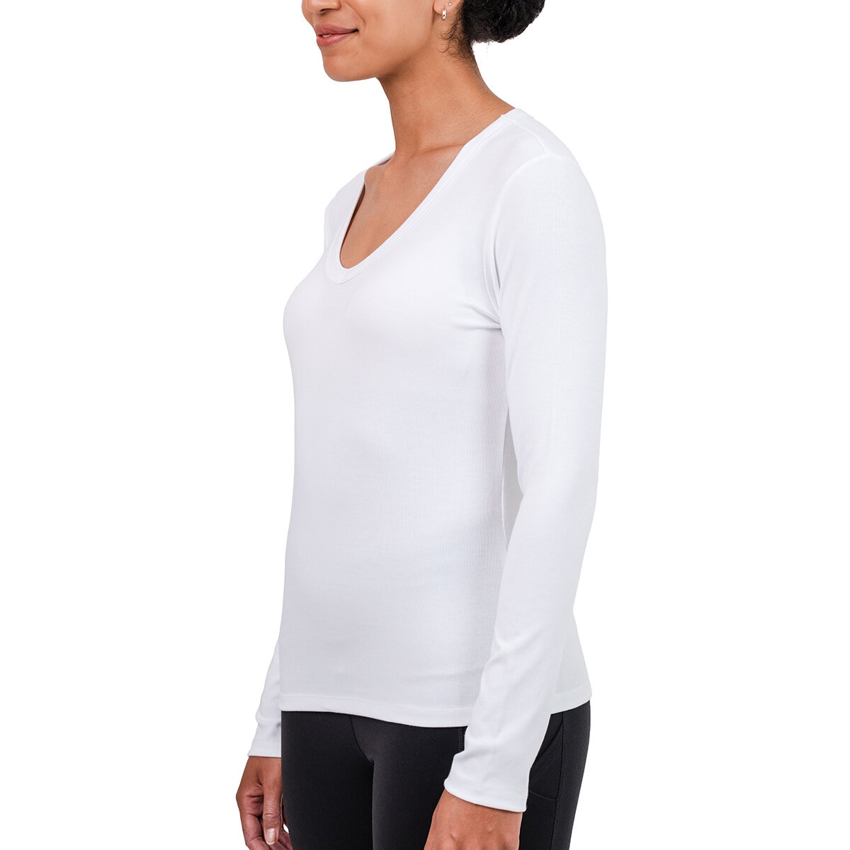 Kersh Camiseta para Dama Blanco Extra Grande