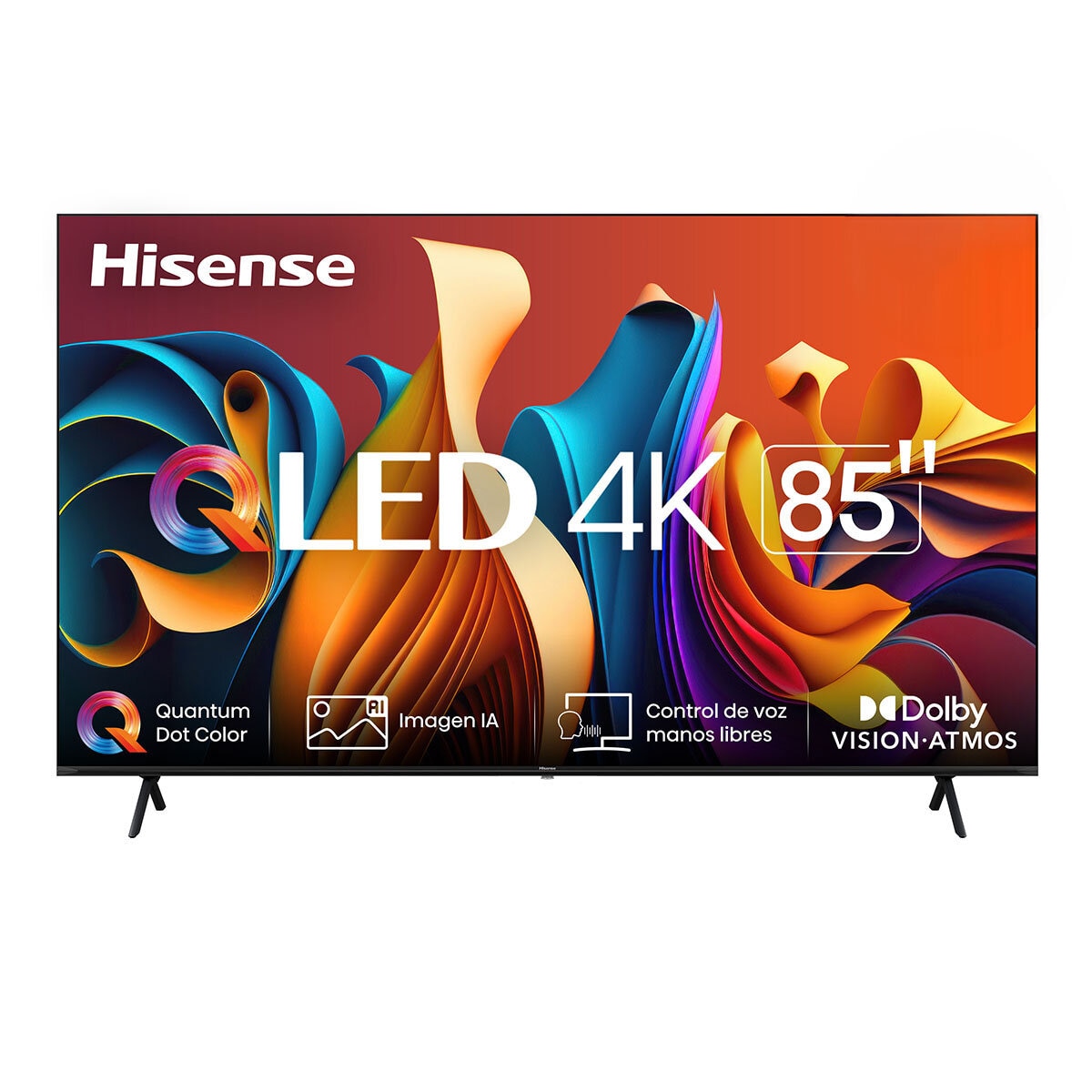 Hisense Pantalla 85" QLED 4K Google TV